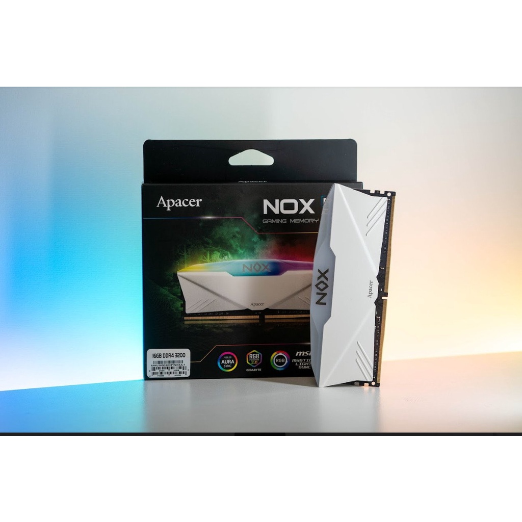 Ram Apacer 16GB LED RGB DDR4 3200Mhz NOX  - NetworkHub phân phối