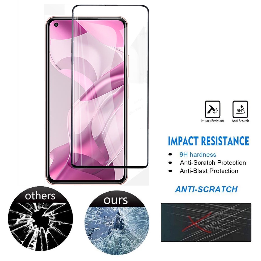 Kính cường lực 9H bảo vệ màn hình 2 trong 1 cho Xiaomi Mi 11 Lite 5G NE Xiaomi Mi 11T Pro 11Lite