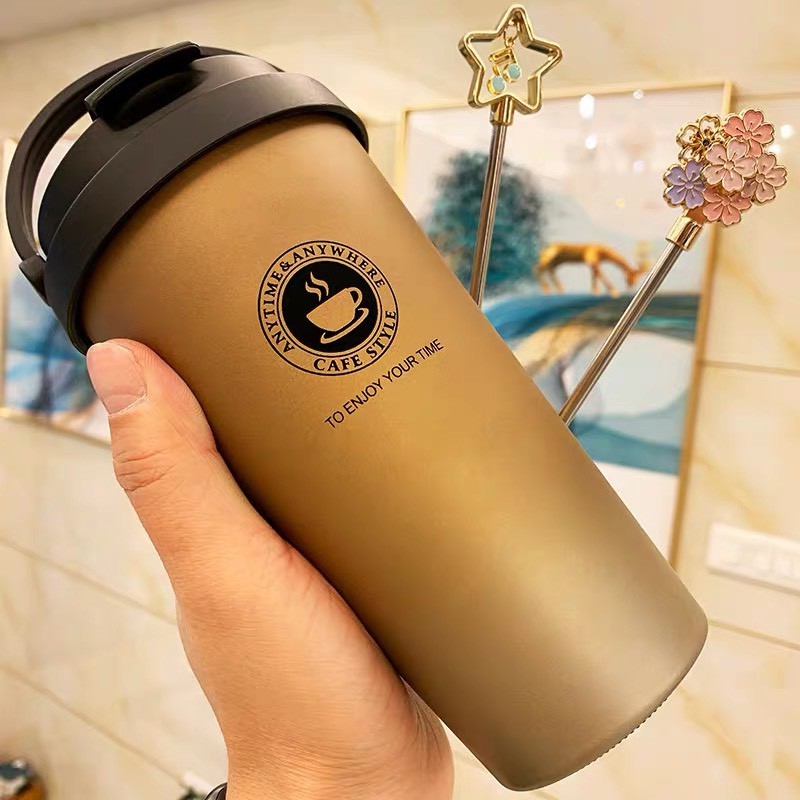 Bình giữ nhiệt, Ly giữ nhiệt Cafe Style hàn quốc cao cấp dung tích 500ml | BigBuy360 - bigbuy360.vn