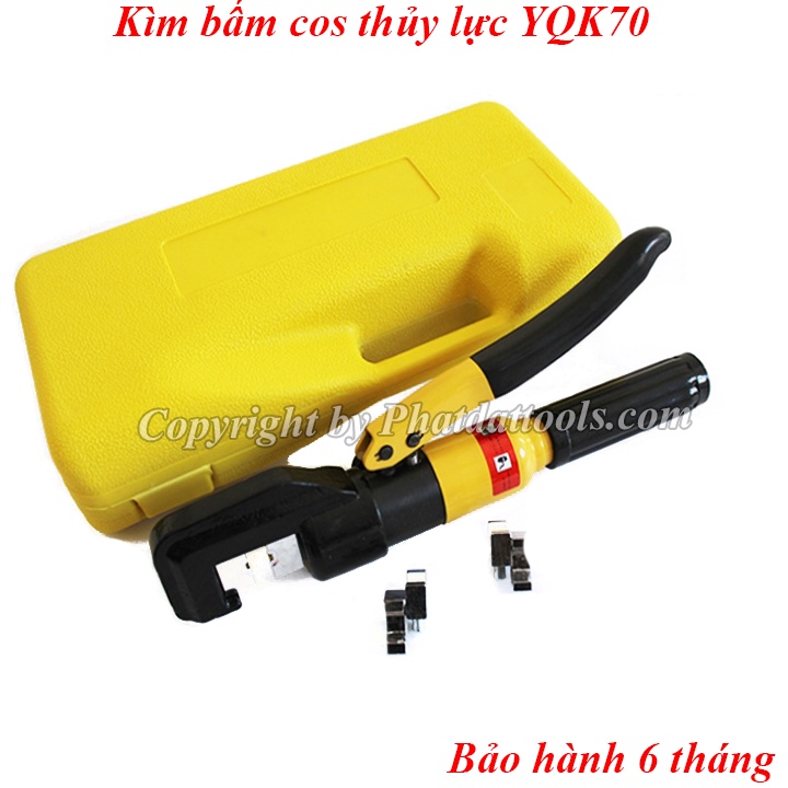 Kìm Ép Cos Thủy Lực YQK70 - Phạm Vi Ép 4-70mm2 - Chuyên Dụng Cho Thợ Điện - Bảo Hành Toàn Quốc 6 Tháng
