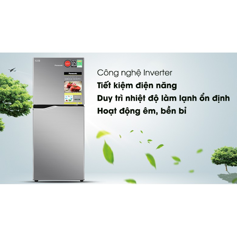 Tủ lạnh Panasonic Inverter 170 lít NR-BA190PPVN (Miễn phí giao tại HCM-ngoài tỉnh liên hệ shop)