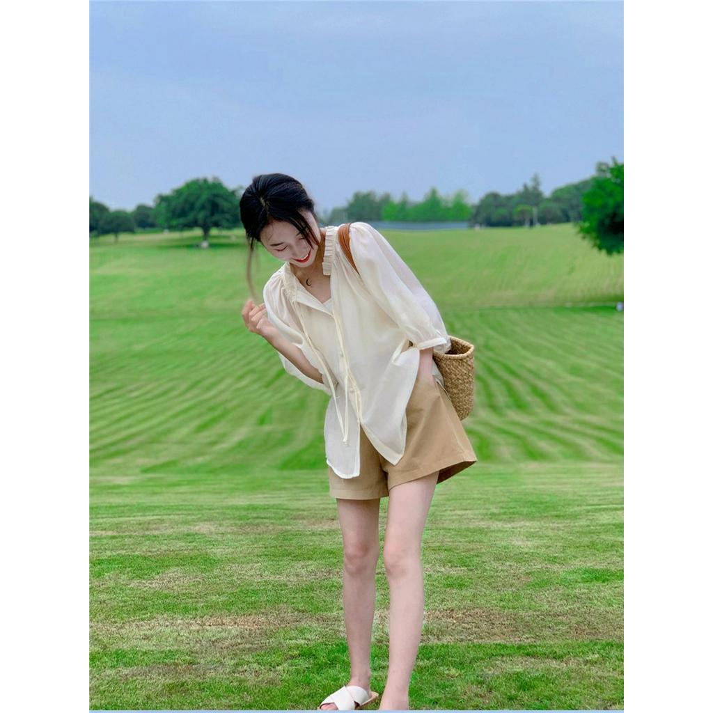 63790 Quần Short Kaki Dễ Phối Đồ Áo Sơ Mi Mùa Hè