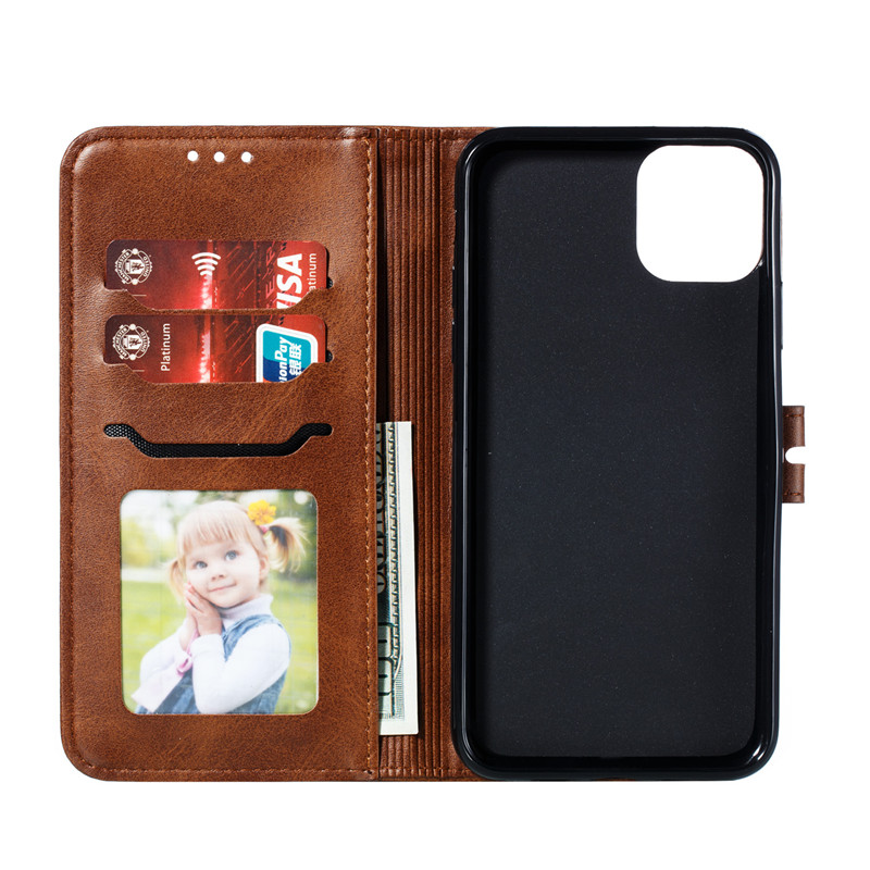 Bao da điện thoại có ngăn thẻ họa tiết mèo dễ thương cho Xr Xs Max I8 I7I6 Se Plus | BigBuy360 - bigbuy360.vn