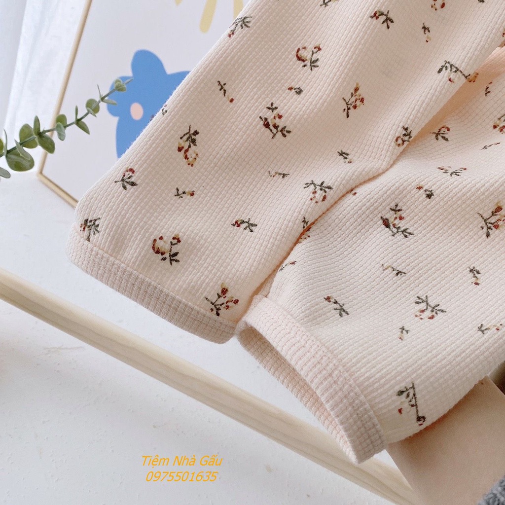 Bộ quần áo len hàn cho bé từ 6-17kg phong cách Hàn Quốc