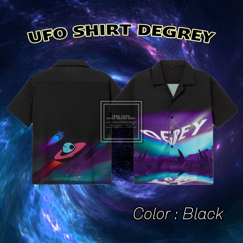 [ 𝐜𝐡𝐢́𝐧𝐡 𝐡𝐚̃𝐧𝐠 ] Sơ Mi 𝐔𝐅𝐎 𝐃𝐄𝐆𝐑𝐄𝐘 ( Tặng Sticker )