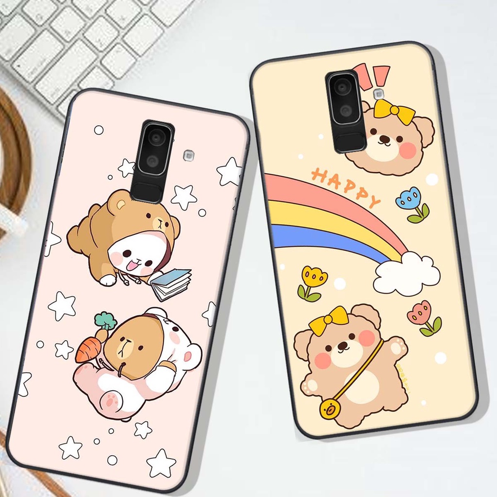 Ốp lưng Samsung J8 2018 in hình Gấu xinh xắn, Bò sữa đáng yêu,  ĐẸP -  RẺ - XINH - ĐỘC ĐÁO