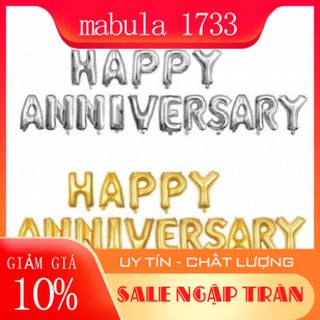 Bộ chữ happy anniversary – 16 chữ