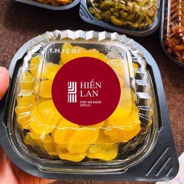 100 cái hộp nhựa đựng salad thức ăn hoa quả HT12