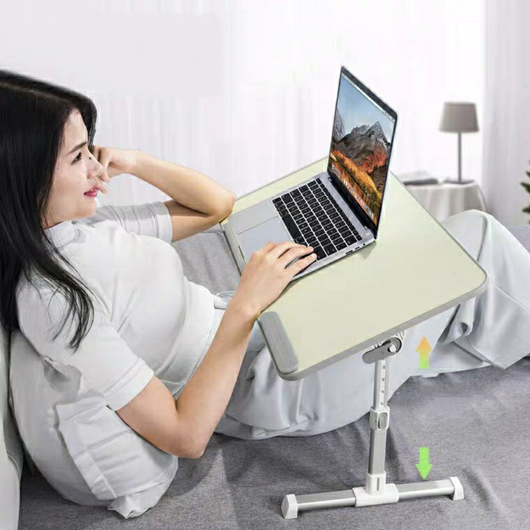 Bàn để laptop làm việc, bàn học thông minh gấp gọn chất liệu cao cấp chắc chắn A-001, A6, Zs-001