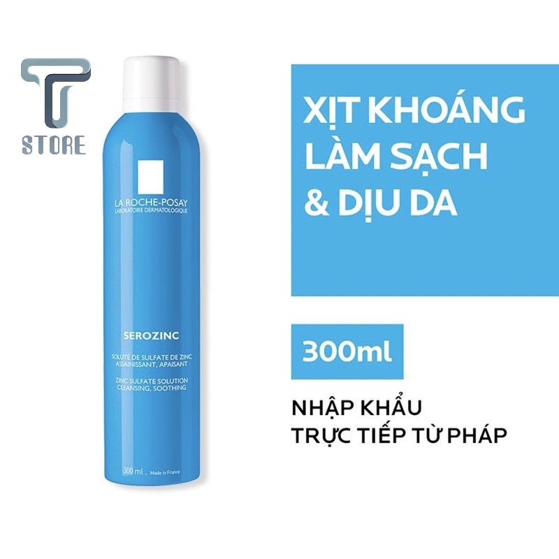 Nước khoáng giúp làm sạch & làm dịu da La RochePosay Serozinc 300ml - T Store Vn