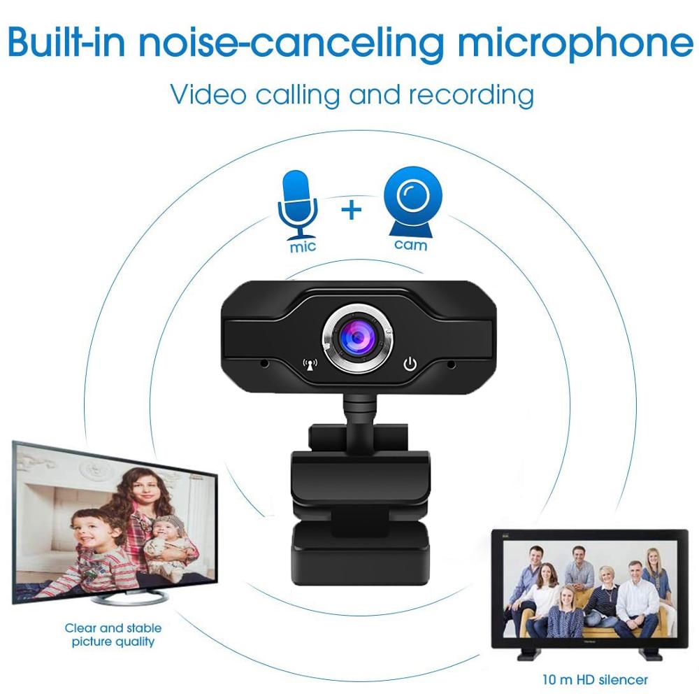 Webcam 1080p 60fps 4k tích hợp Mic chất lượng cao