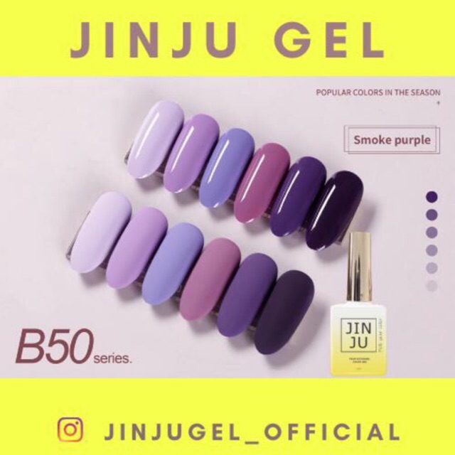 Sơn gel JINJU mã B50 chai 15ml chính hãng