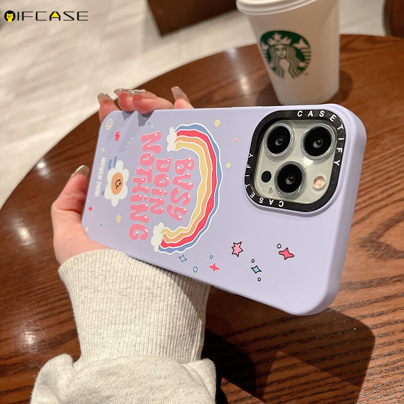 Ốp Điện Thoại Silicon Dạng Lỏng Hình Hoa Màu Cầu Vồng Cho iPhone 13 12 12 11 Pro Max XS Max XR X 7 8 Plus