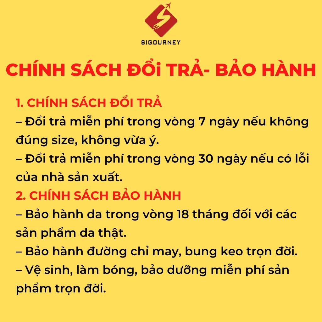 Ví nam da thật cao cấp Sigourney VI-01N dáng ngang BẢO HÀNH 18 THÁNG