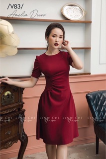 Váy nhún eo thanh lịch