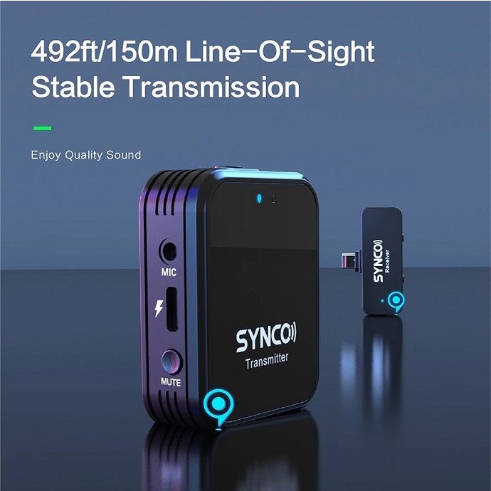 Micro thu âm cài áo không dây Synco G1T/G1L