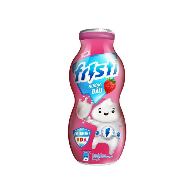 [HSD T9-2023] Thùng 48 Chai Sữa Chua Uống Fristi Hương Dâu 80ml