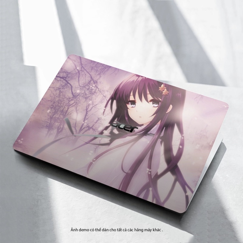 Skin Dán Laptop Mẫu Anime - Anime Sad Girl