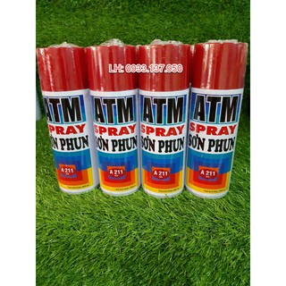Sơn Xịt ATM A211 ( Màu Đỏ )