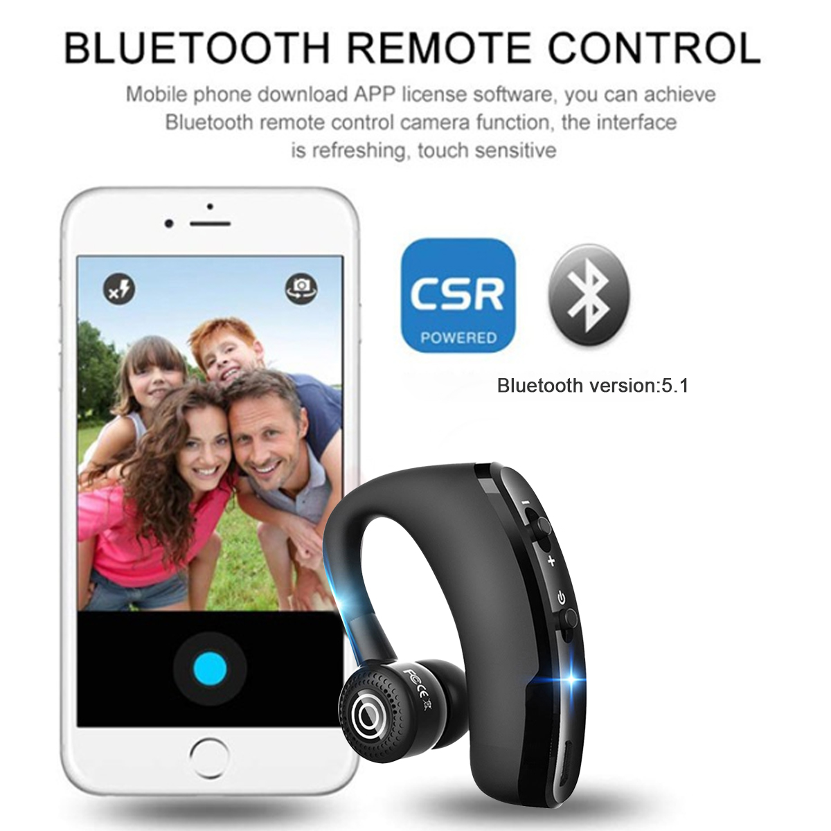 Tai Nghe Bluetooth 5.1 V9 Không Dây Cho Điện Thoại | BigBuy360 - bigbuy360.vn