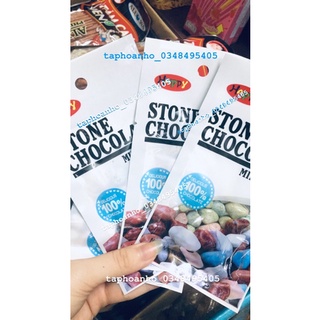 KẸO SỎI ĐÁ NHÂN SOCOLA CÓ LỚP VỎ GIÒN TAN CÙNG MÀU SẮC BẮT MẮT