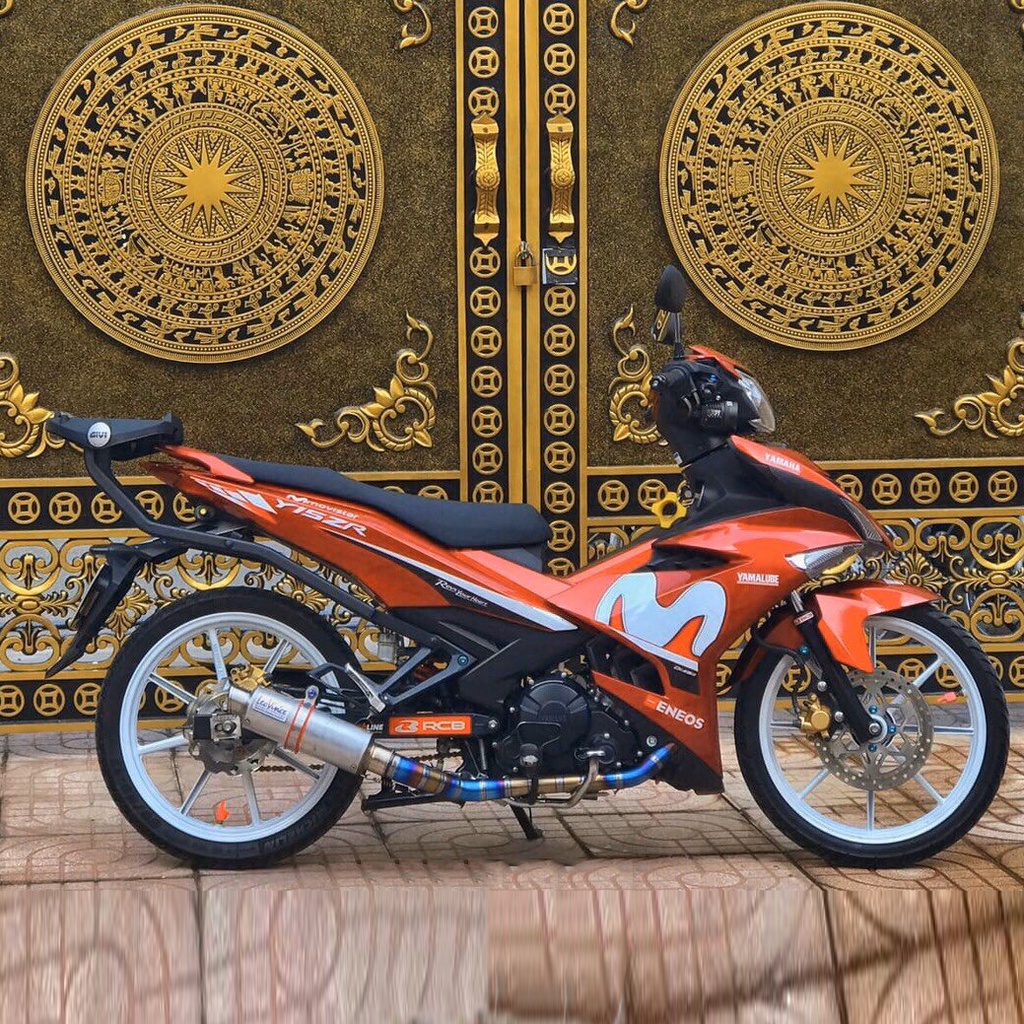 Baga Givi HRV Exciter 150/ Y15ZR chính hãng cho xe chịu lực cao bao gồm đế gắn thùng