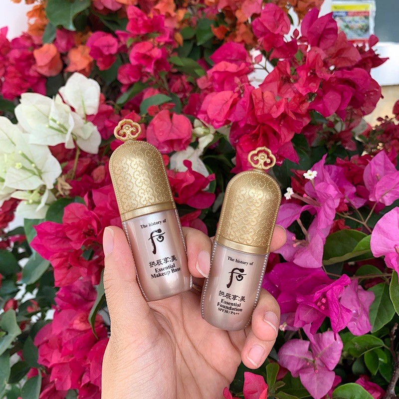 Cặp Kem Lót Và Kem Nền Whoo 8ml