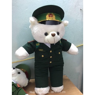 Gấu bông Quân đội Bộ đội Biên phòng 70cm