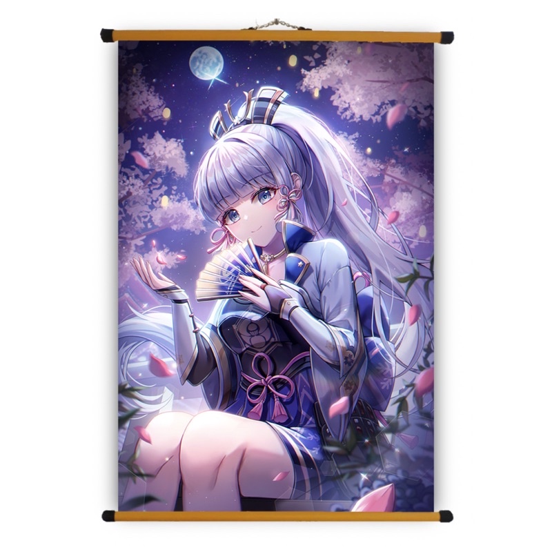 Poster Vải Ayaka  Genshin Impact