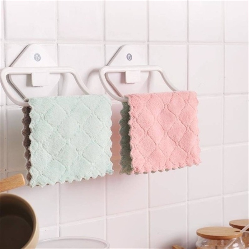 Combo 10 khăn lau bếp đa năng 2 mặt siêu thấm hút đa năng mềm mịn zic zac