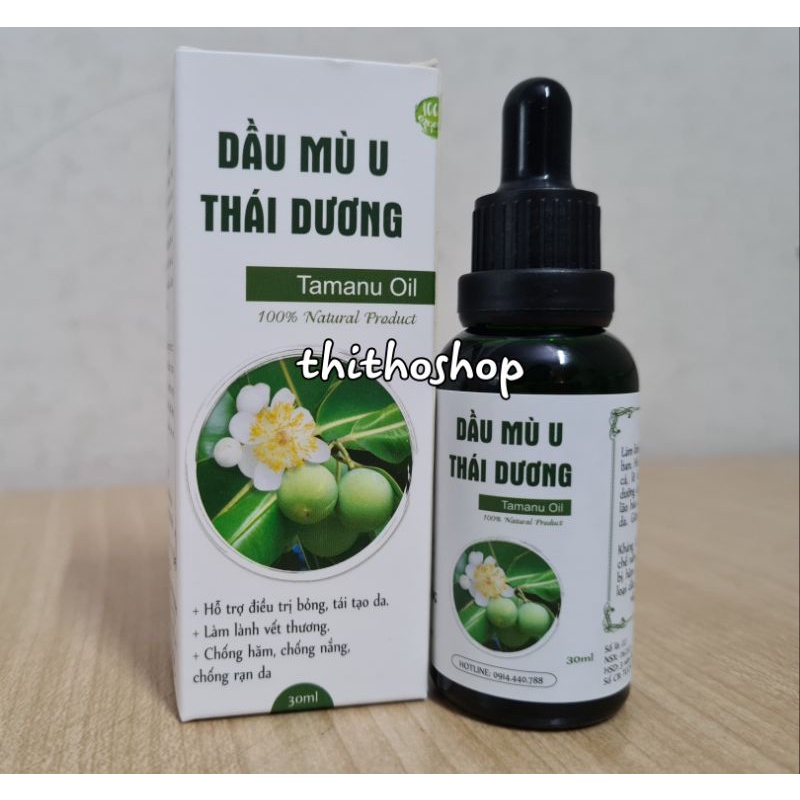 Dầu Mù U Thái Dương ép lạnh nguyên chất