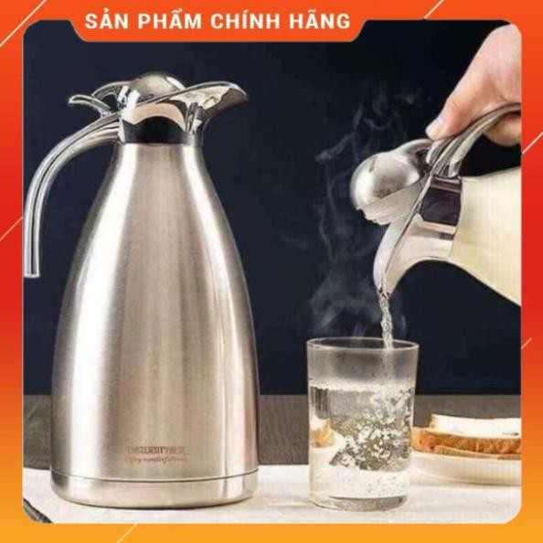 Freeship Phích giữ nhiệt 2L 👉vỏ inox
