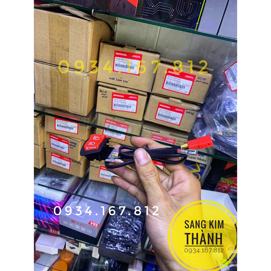 Công Tắc Passing Sh Dùng Độ Passing Pha Cho Xe Honda