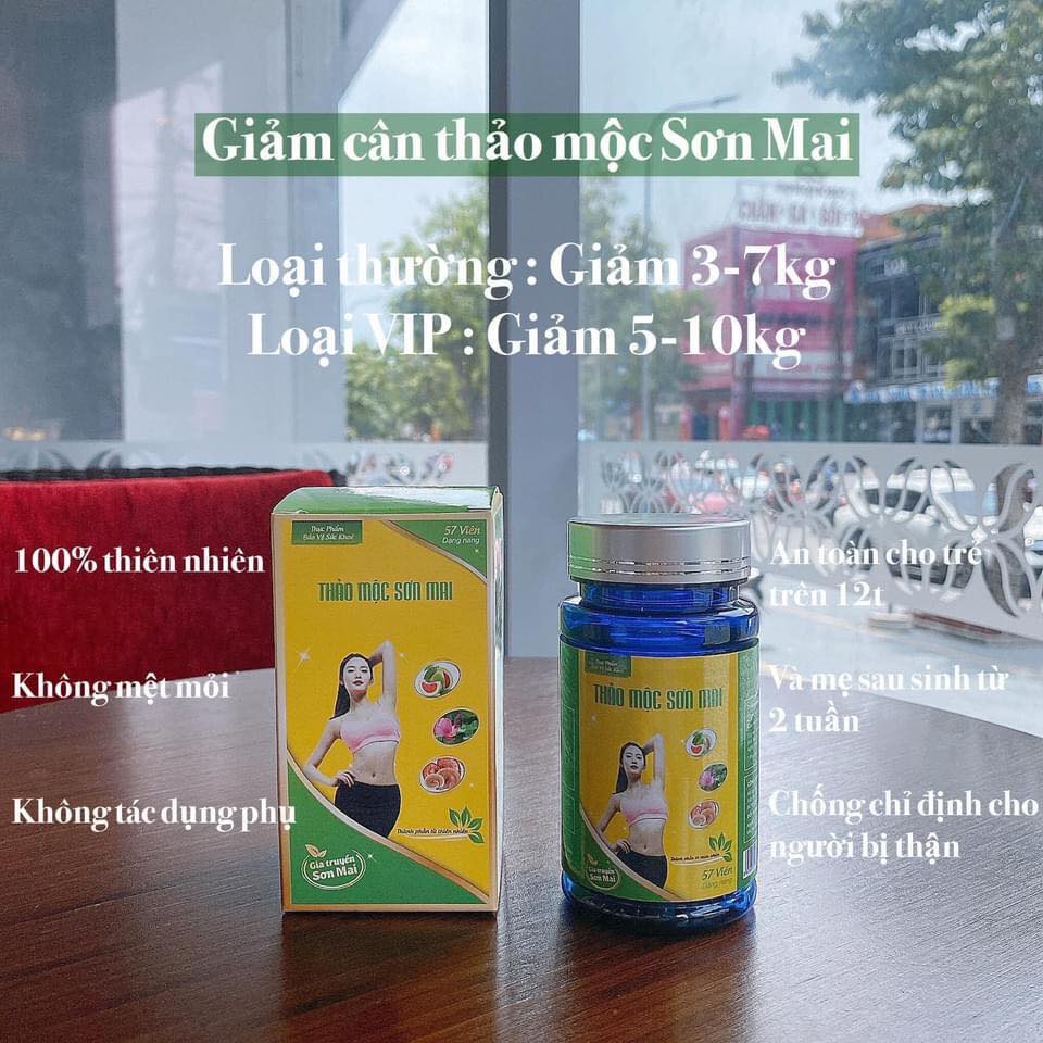 Giảm Cân Sơn Mai Thảo Mộc Giúp Hỗ Trợ Giảm Cân Nhanh Cấp Tốc  An Toàn Không Phải Thuốc Giảm Cân