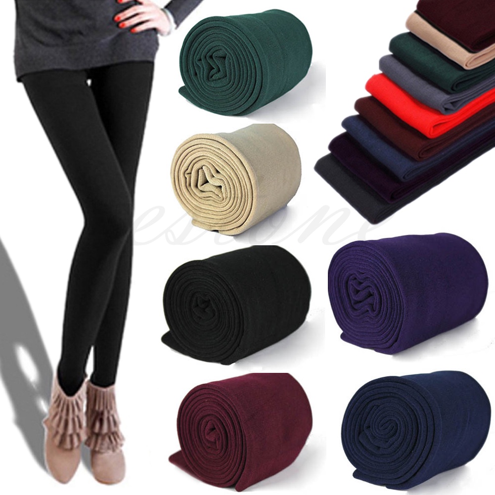 Quần legging ôm co giãn chất liệu dày dặn ấm áp dành cho nữ | BigBuy360 - bigbuy360.vn