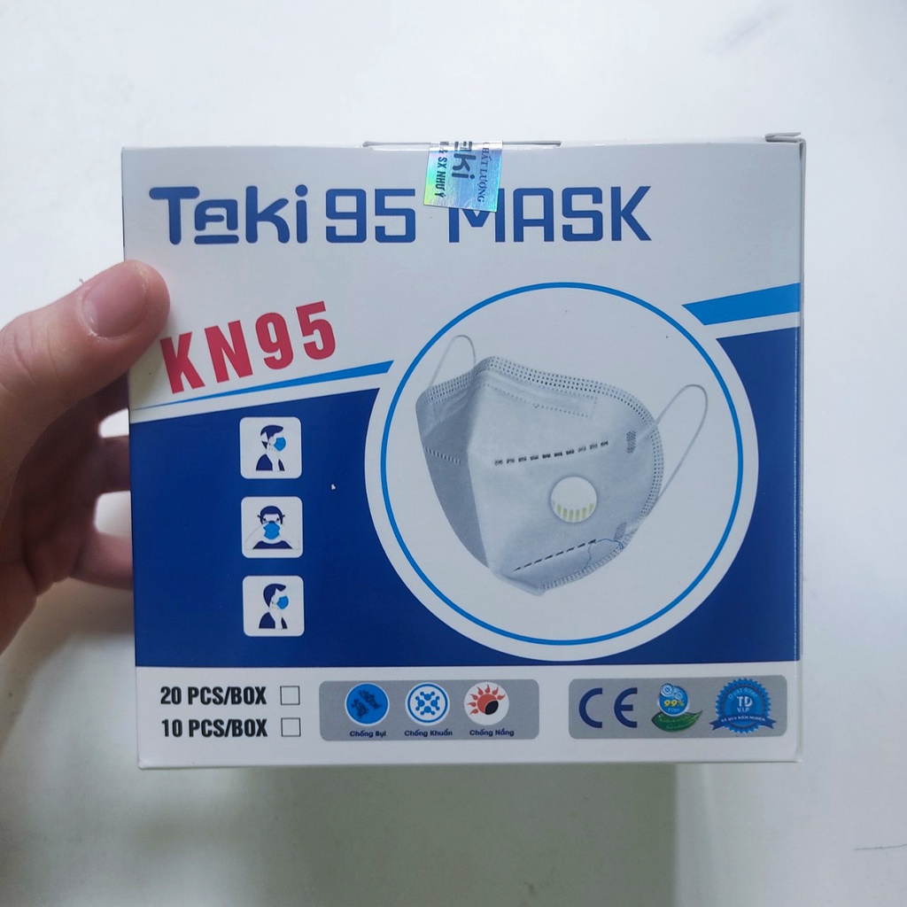 Khẩu trang kn95 có van thở chính hãng 5 lớp kháng khuẩn, chống bụi siêu mịn PM2.5, đạt chuẩn iso theo công nghệ Nhật Bản