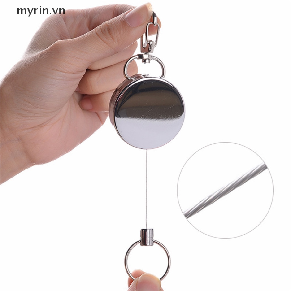 Móc Khóa Dây Thép Co Giãn Chống Thất Lạc Kèm Chuông Báo Động Tiện Dụng