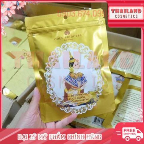 (Hàng chuẩn) Bịch 10 miếng dán thái độc chân Gold Princess