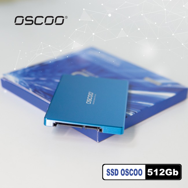 Ổ cứng SSD OSCOO 512GB SATA III 2.5 inch đọc 550MB/s / ghi 530MB/s (Blue)