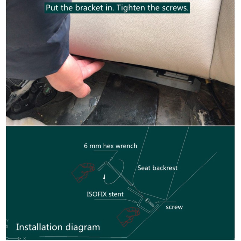 Chốt Cài An Toàn Cho Xe Hơi A4 A6 A6L ISOFIX IFX