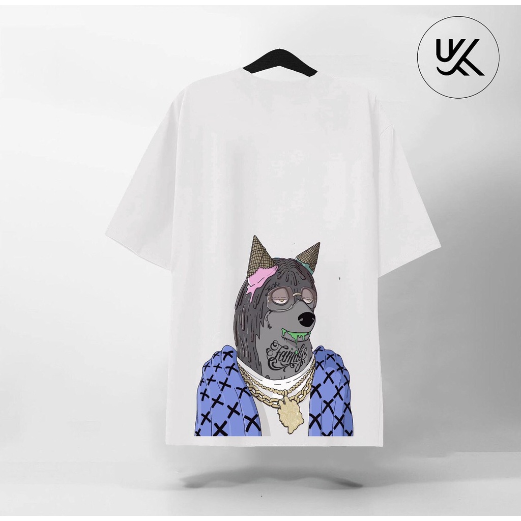 Áo Thun Tay Lỡ Mutant Shiba NFT, Form rộng oversize, áo phông unisex, chất liệu Cotton Thái - KKIM Shop