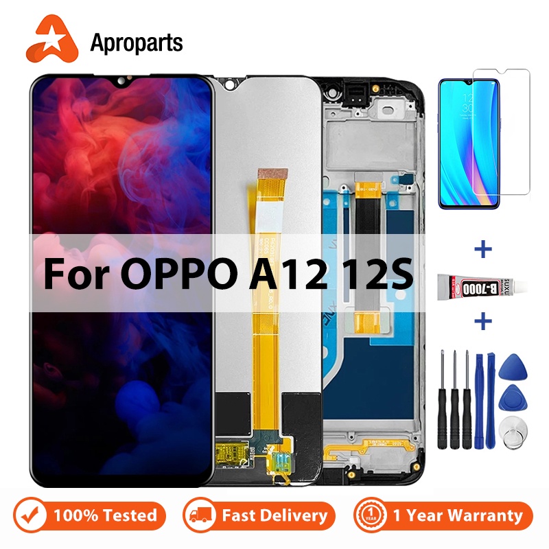 Màn Hình Cảm Ứng LCD Chính Hãng Thay Thế Chuyên Dụng Cho Oppo A12 CPH2083 CPH2077 A12S