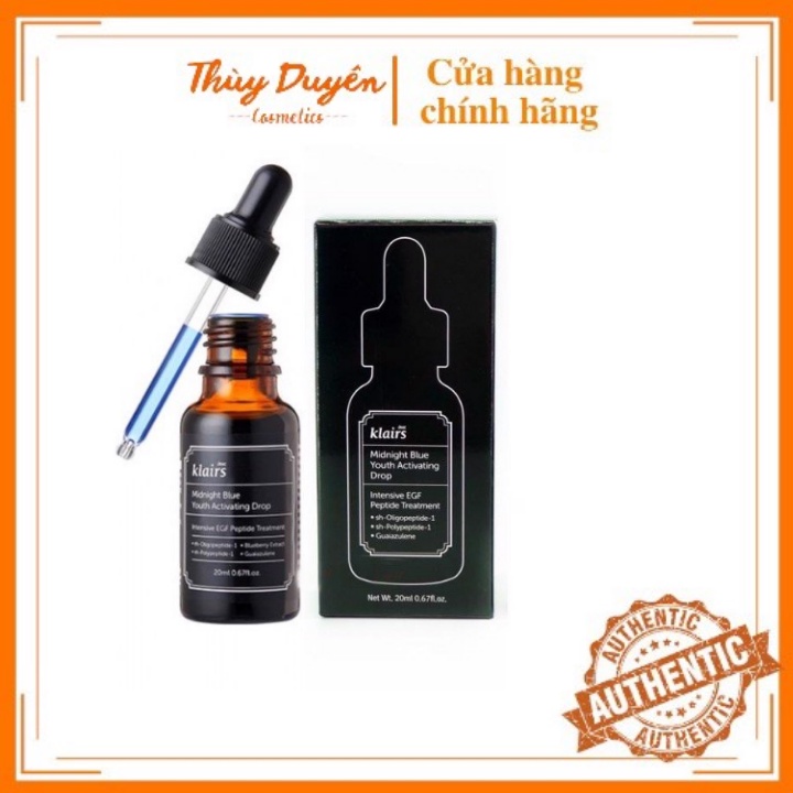 Serum Klairs Midnight Blue Youth Activating Drop 20ml Tinh Chất Klairs Phục Hồi Da