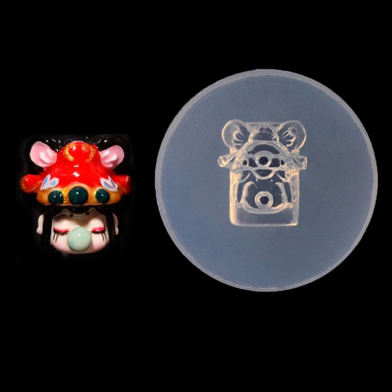 Khuôn Silicon 3d Tạo Hình Búp Bê Đang Ngủ Dễ Thương Đáng Yêu Tiện Dụng