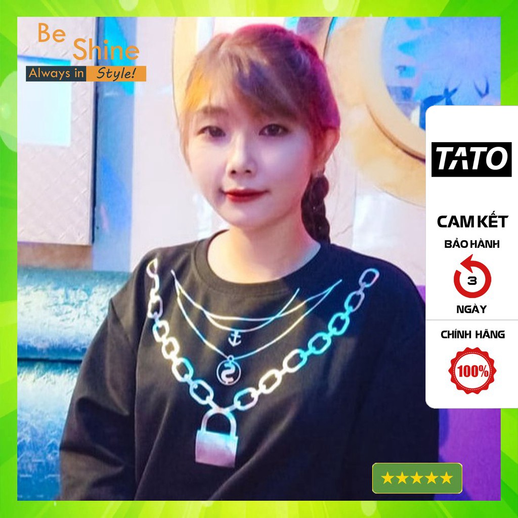 Áo Sweater Phản Quang 7 màu Hình Xích Khóa Áo Nỉ Nam Nữ Dài tay Unisex in hiệu ứng Hologram Áo Đôi Độc Đáo