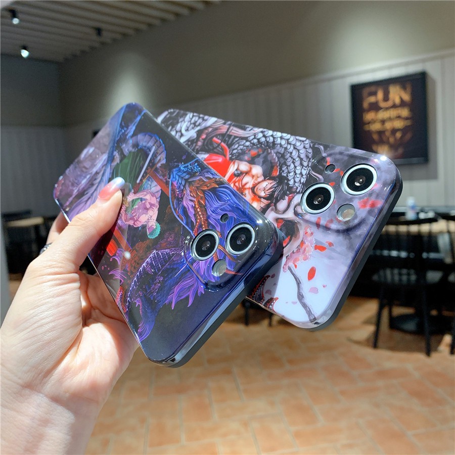 Ốp Điện Thoại Silicon Mềm Hình luffy & zoro Cho iphone 15 pro 14 pro max 13 pro max 12 pro max 11 pro max x xr xs max 7 8 plus se2020