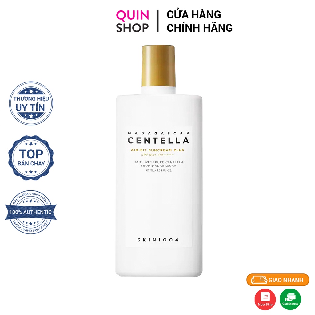 Kem Chống Nắng Kiềm Dầu Cho Da Mụn, Nhạy Cảm Skin1004 Madagascar Centella Air Fit Suncream