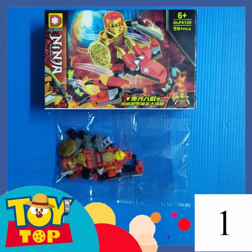 [Một hộp] Non - lego minifigures Ninjago season 13 xếp hình ninja suit đẹp DLP 9120