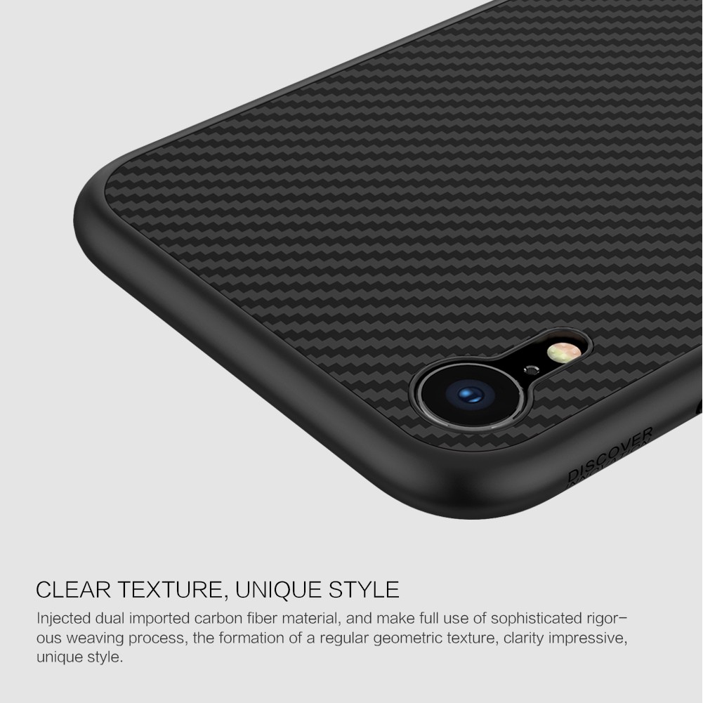 Ốp điện thoại NILLKIN bằng carbon tổng hợp + nhựa pp cho Iphone XR