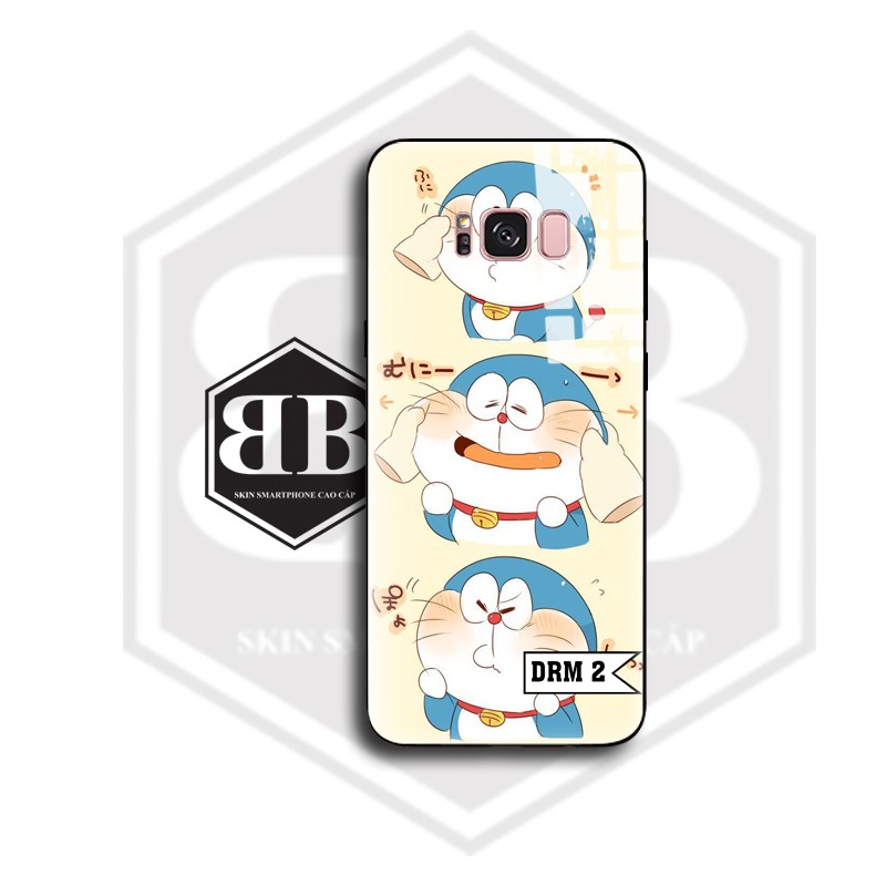 Ốp lưng kính cường lực SAMSUNG S7 EGDE / S8 / S8 PLUS / S9 / S9 PLUS hình doraemon đẹp,giá hạt rẻ